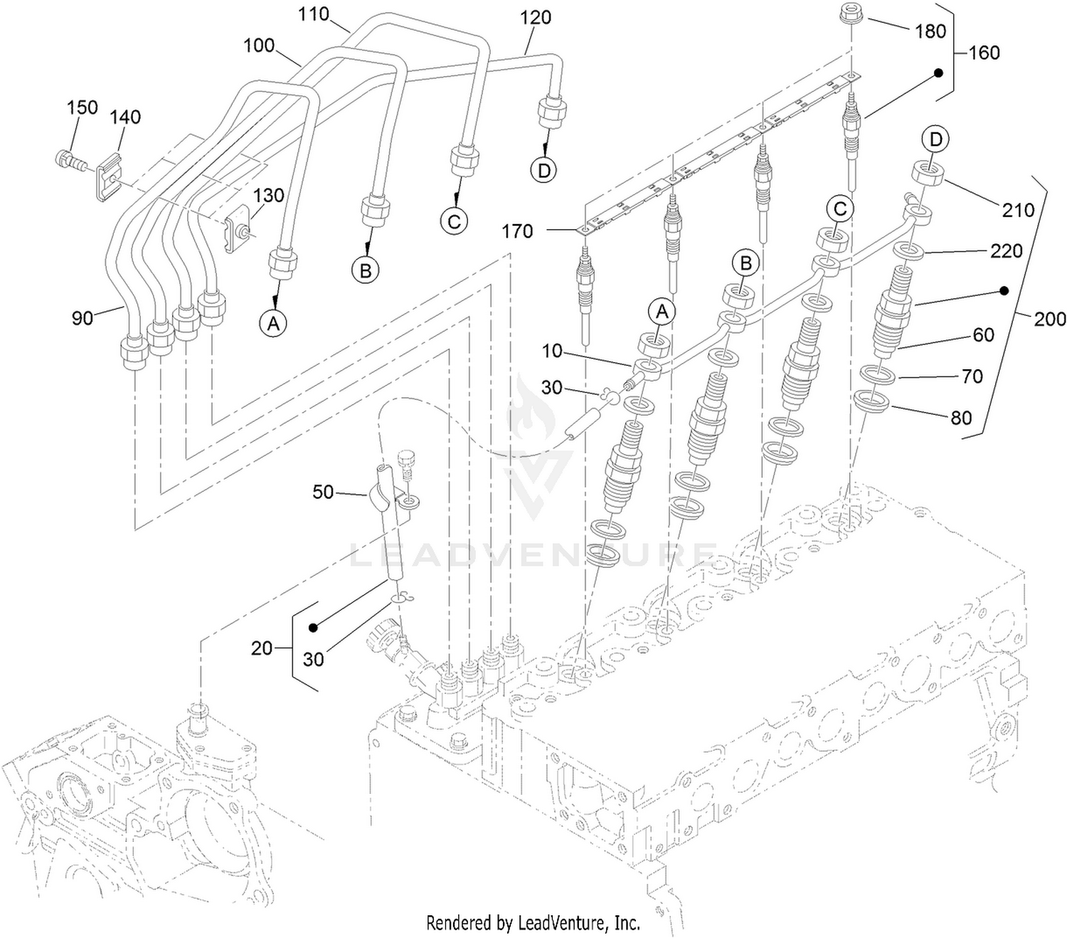 Nozzle Holder and Glow Plug Assembly