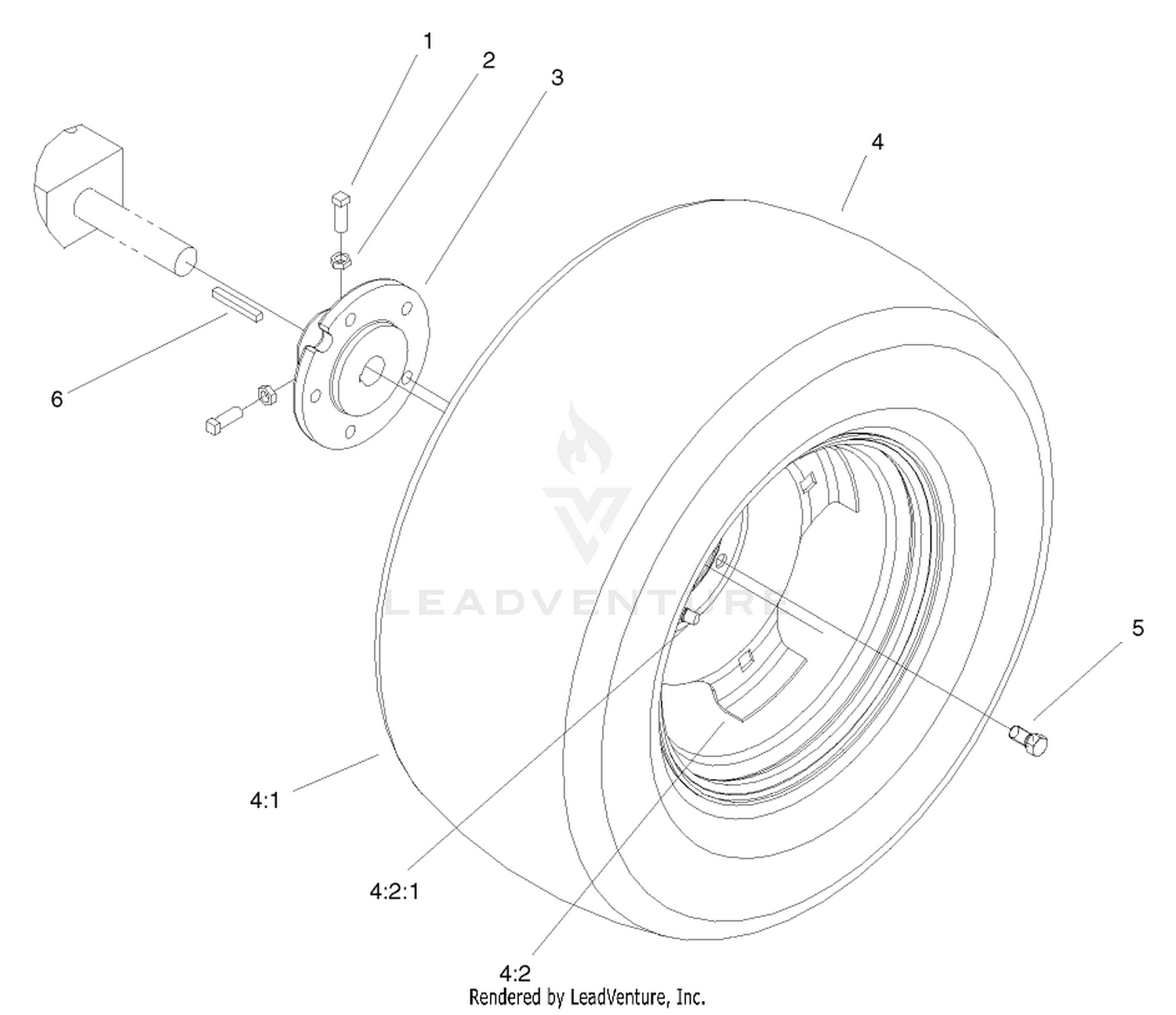 Rear Wheel Assembly
