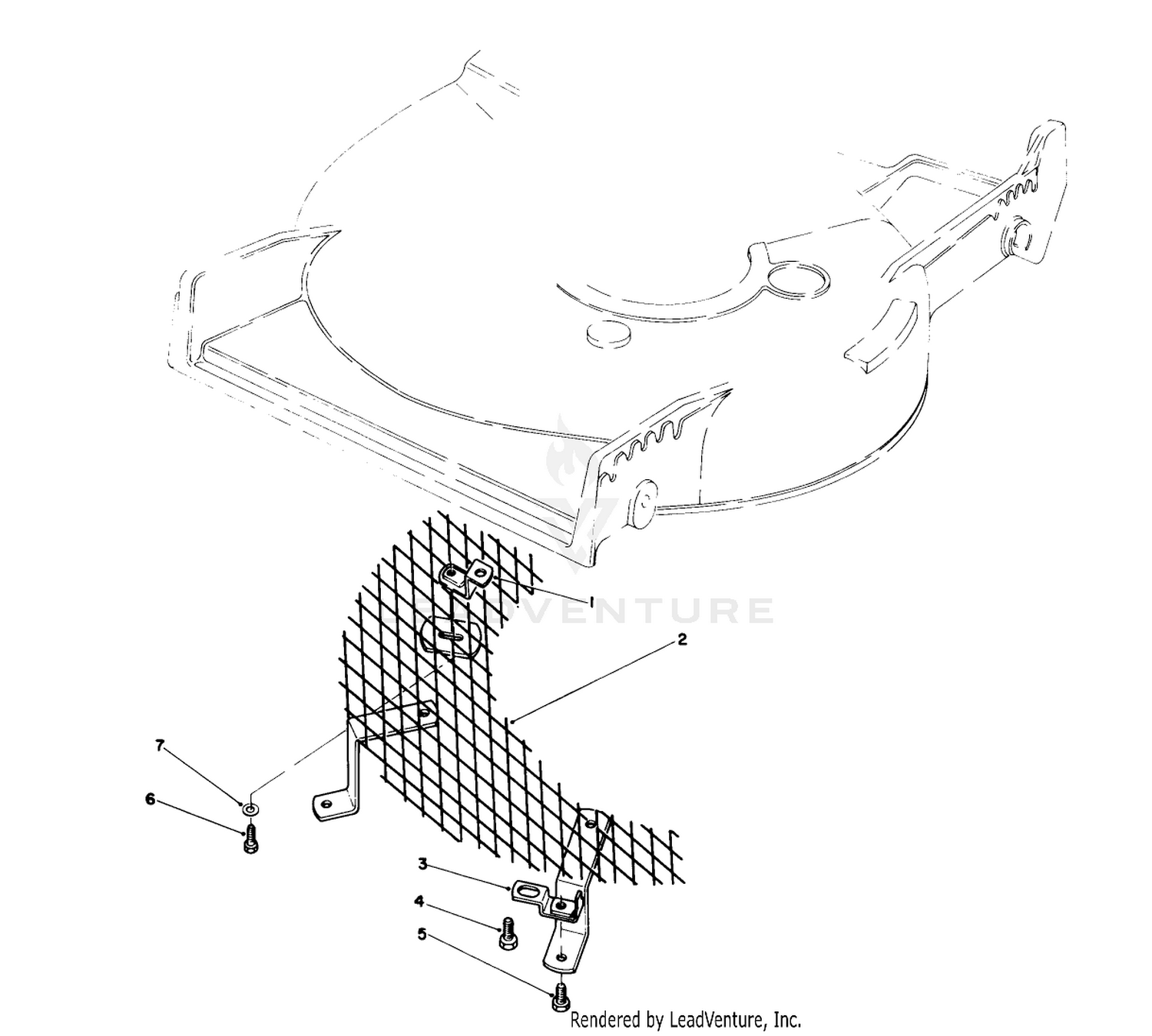 Leaf Shredder Kit Model No. 59157 (optional)