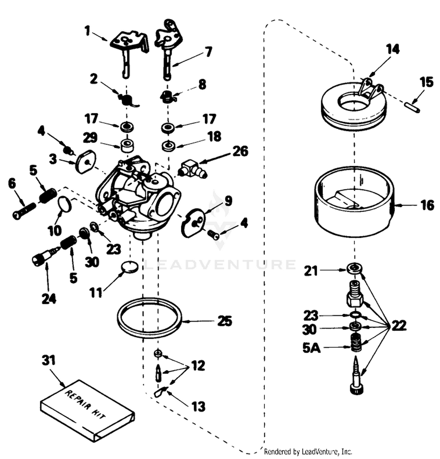 Carburetor No. 632238