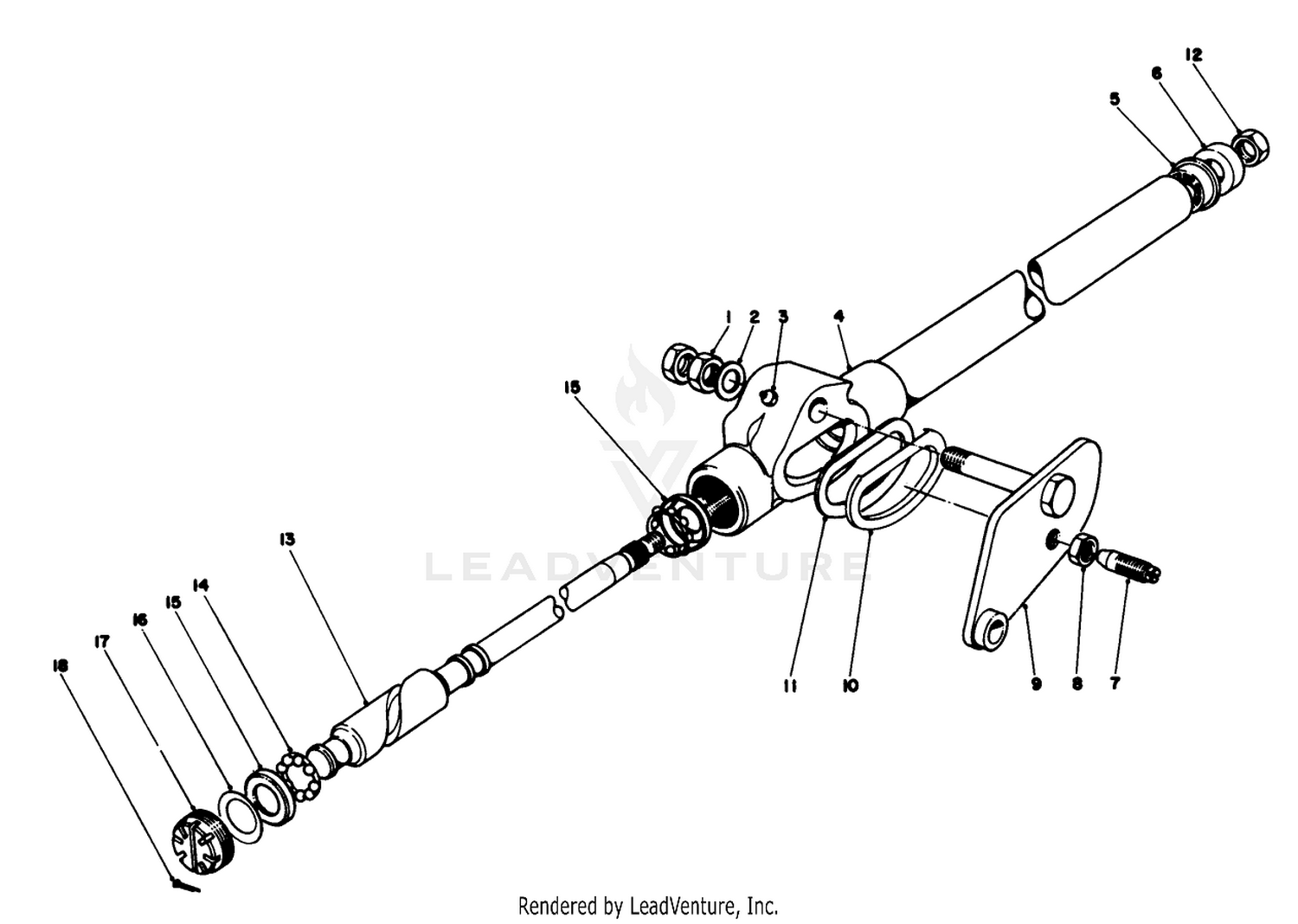 Steering Gear Assembly No. 33-4350