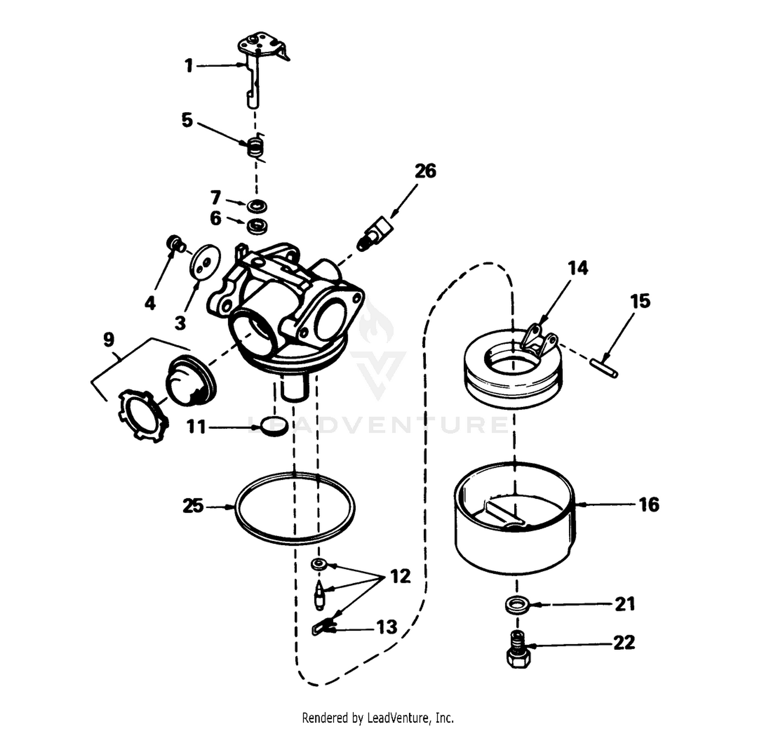 Carburetor No. 632098