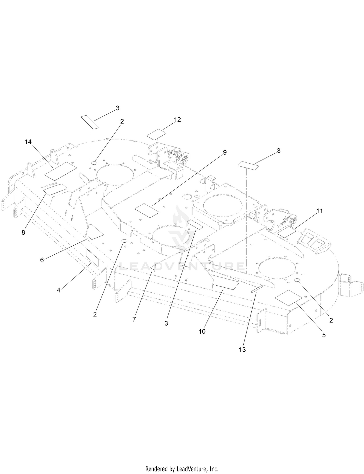 Deck Decal Assembly No. 138-4511SP