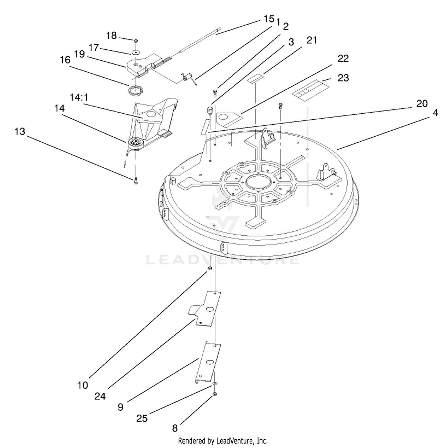 Deck Assembly (32" Cutting Unit)