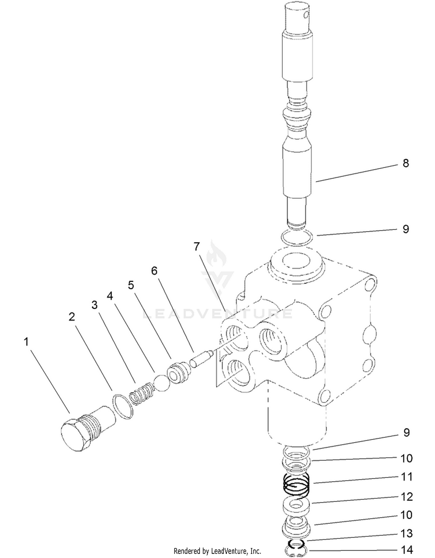 Control Valve Assembly No. 43-1950