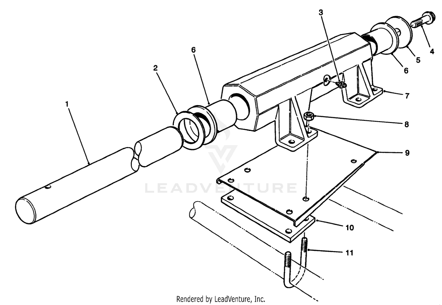 Fixed Head Installation For Cutting Unit No. 1 (center)