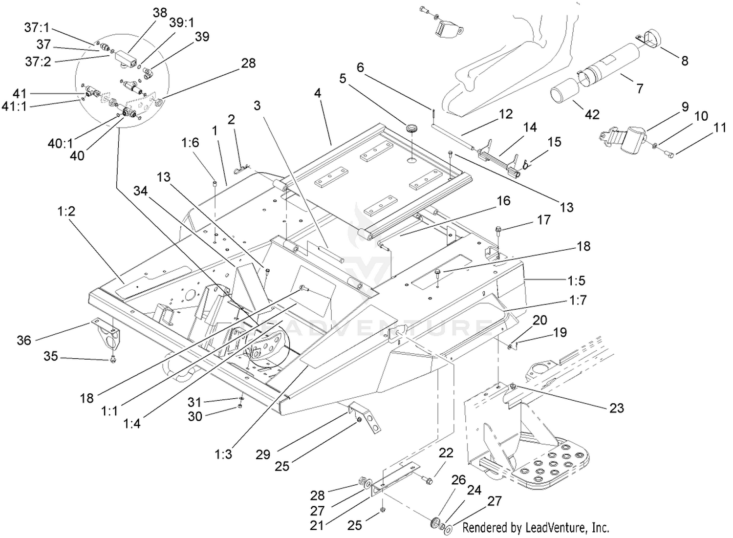 Platform and Seat Base Assembly
