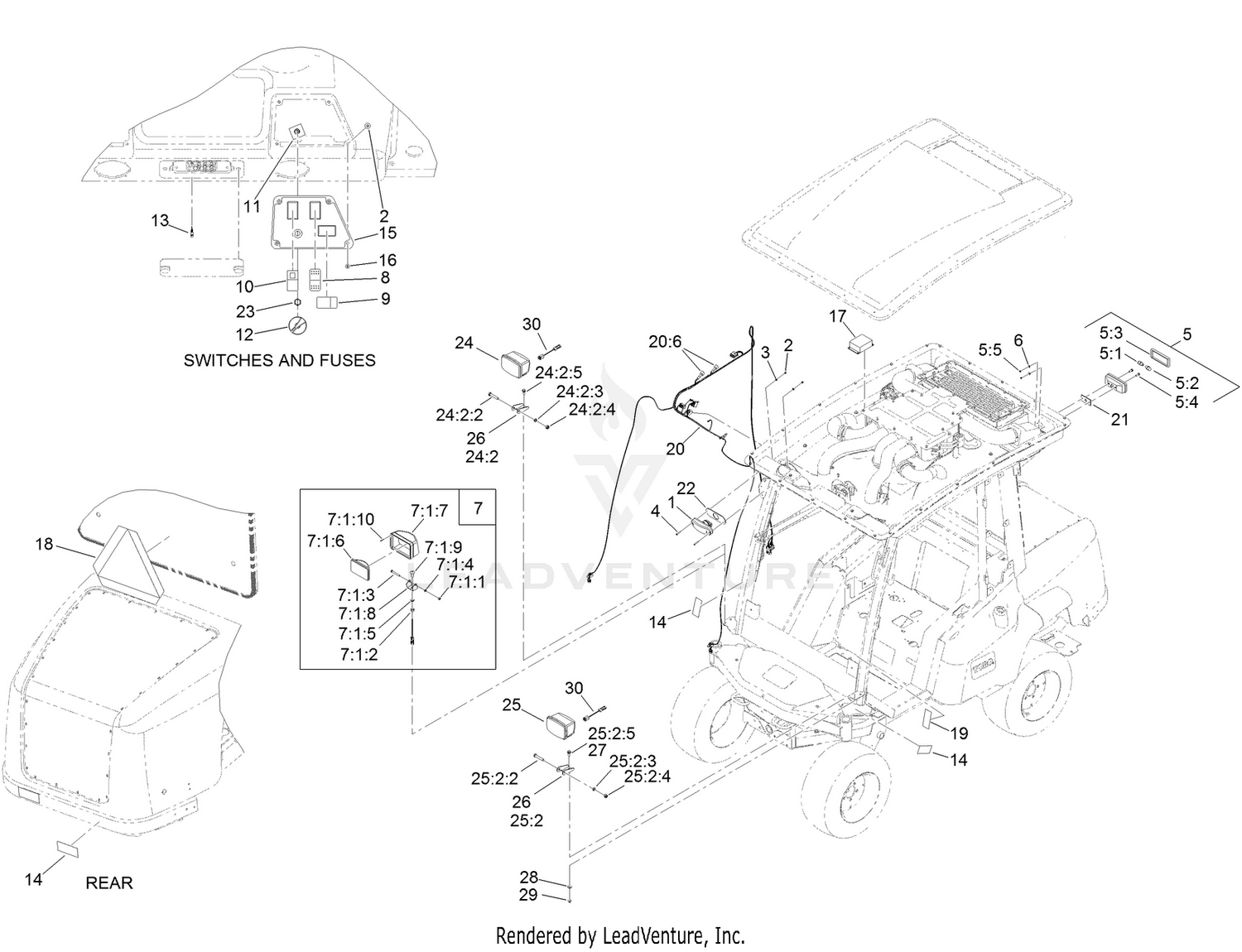 GM360 North American Light Assembly