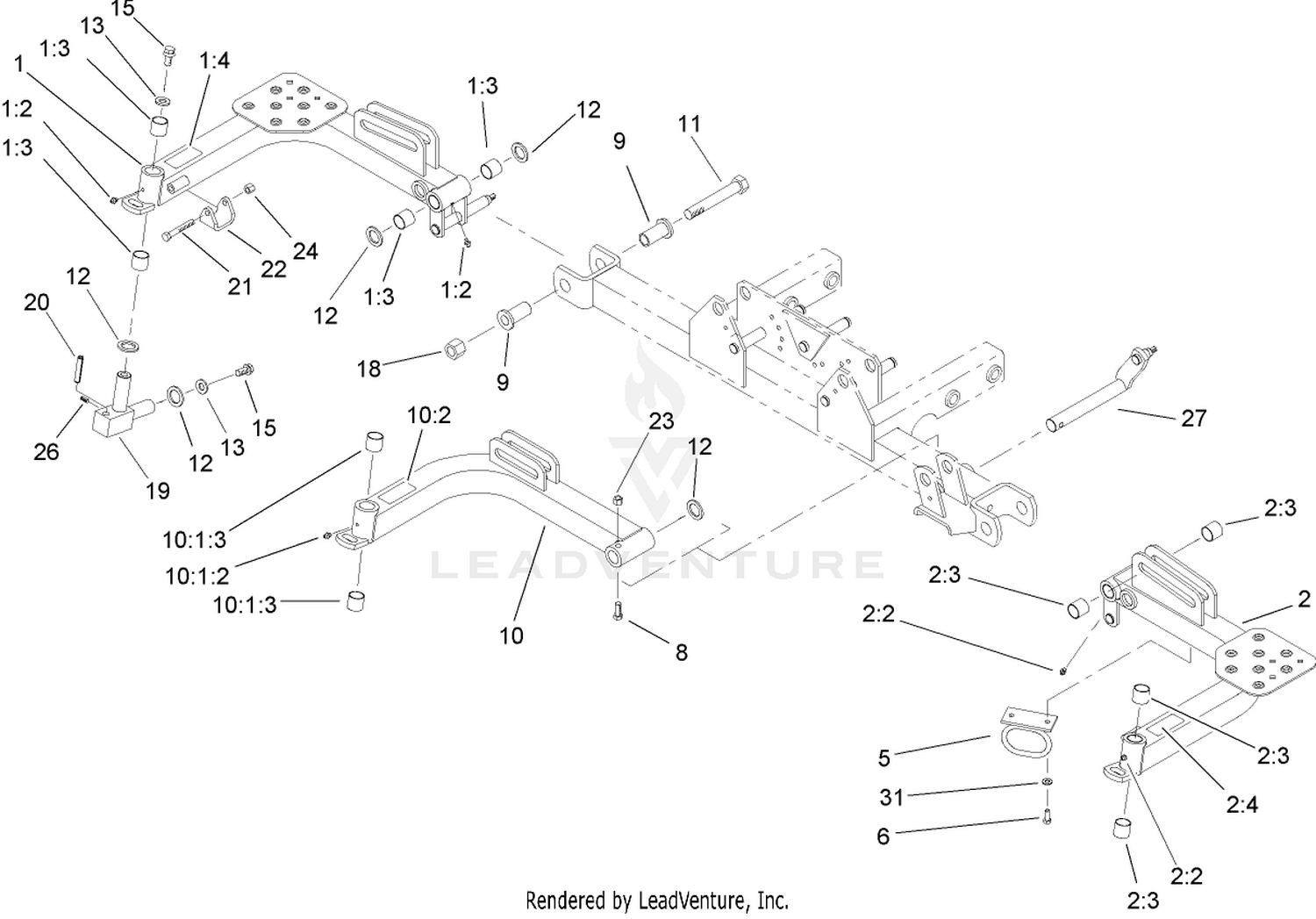 Front Lift Arm Assembly