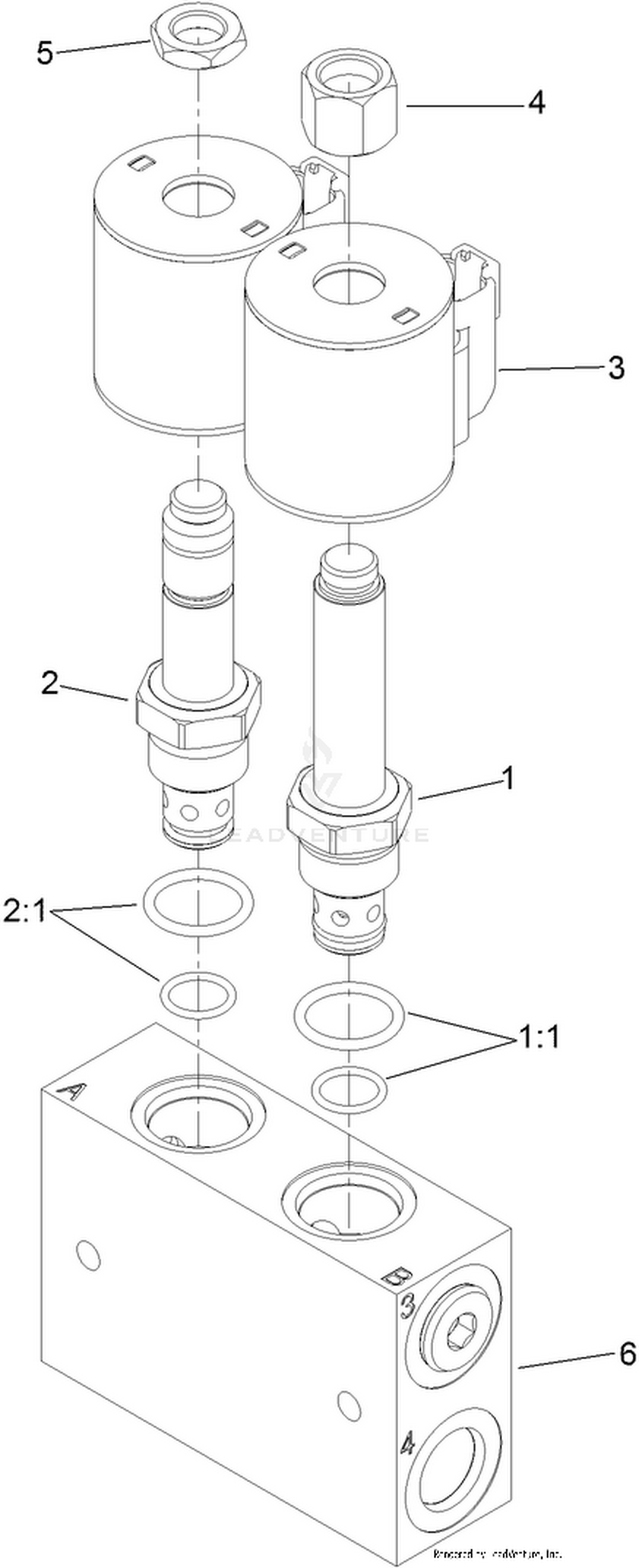 Hydraulic Valve Assembly No. 120-0850