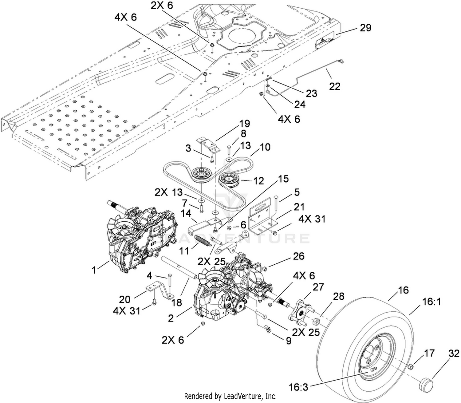 Hydro Drive Assembly