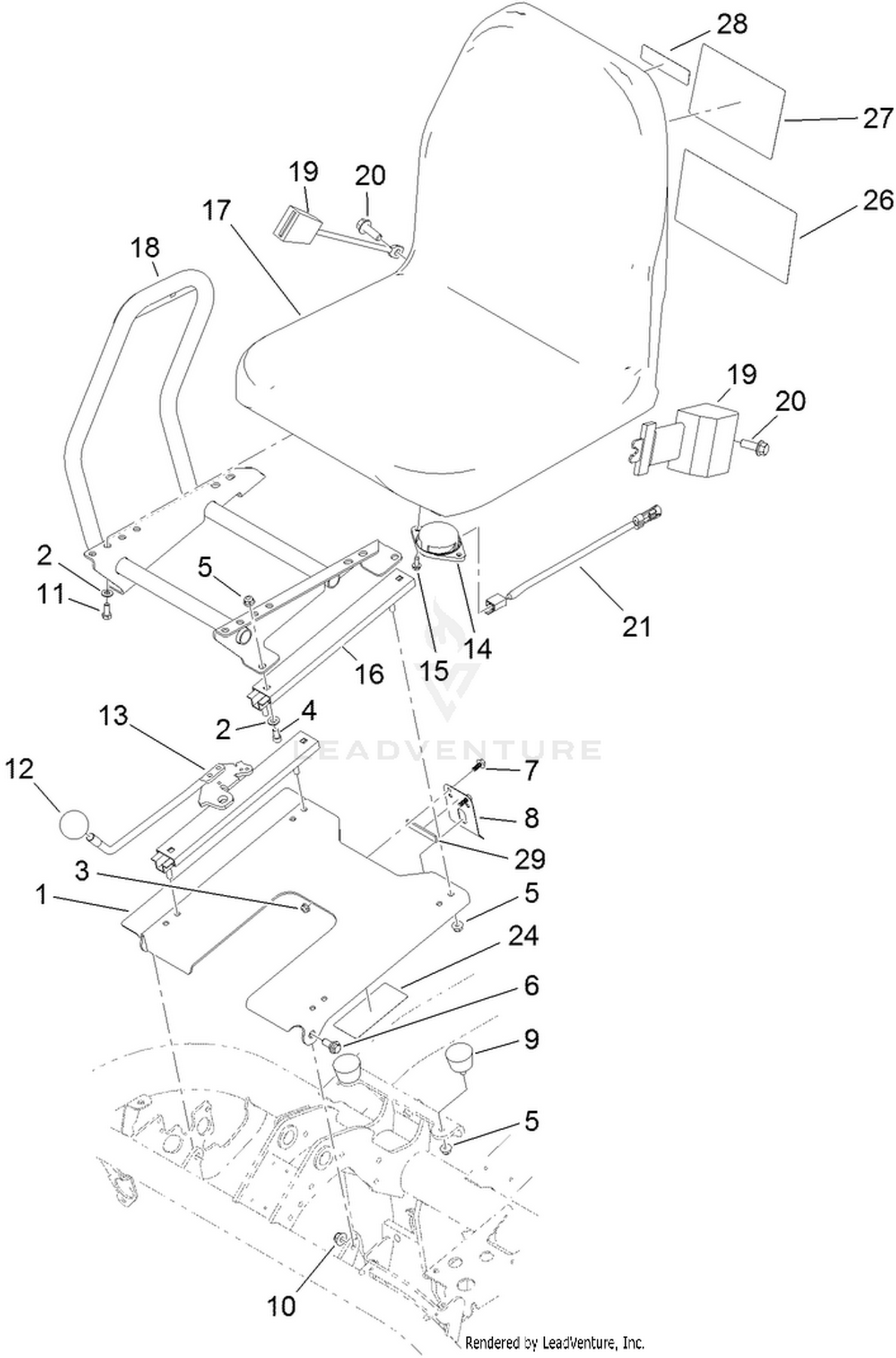 Seatbase Assembly