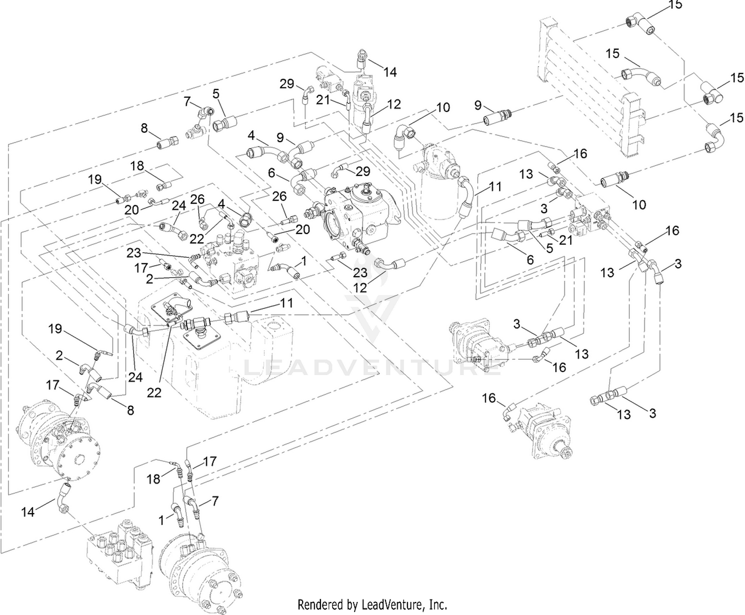 Transmission Hydraulic Circuit Assembly