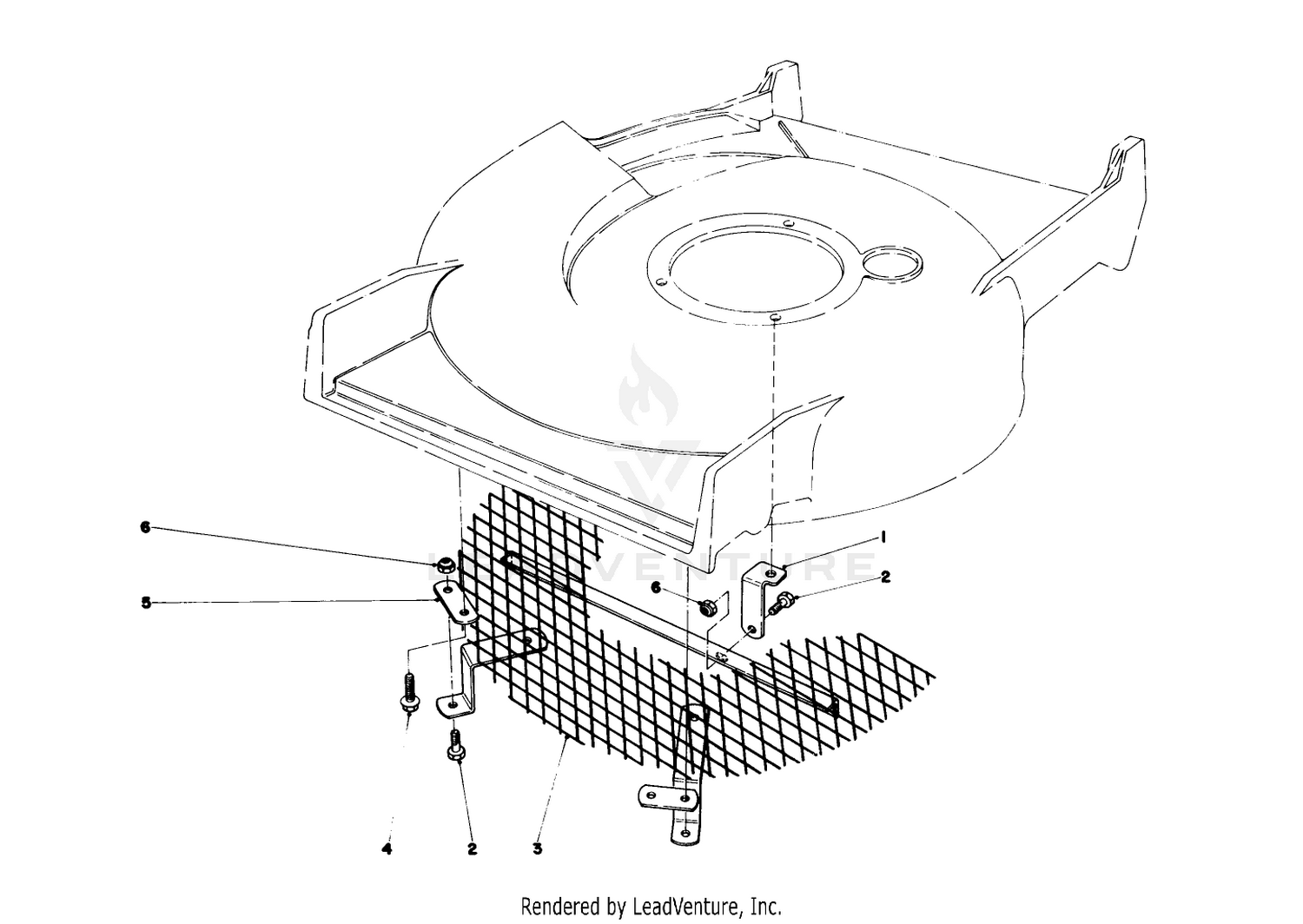 Leaf Shredder Kit No. 59105 (optional)