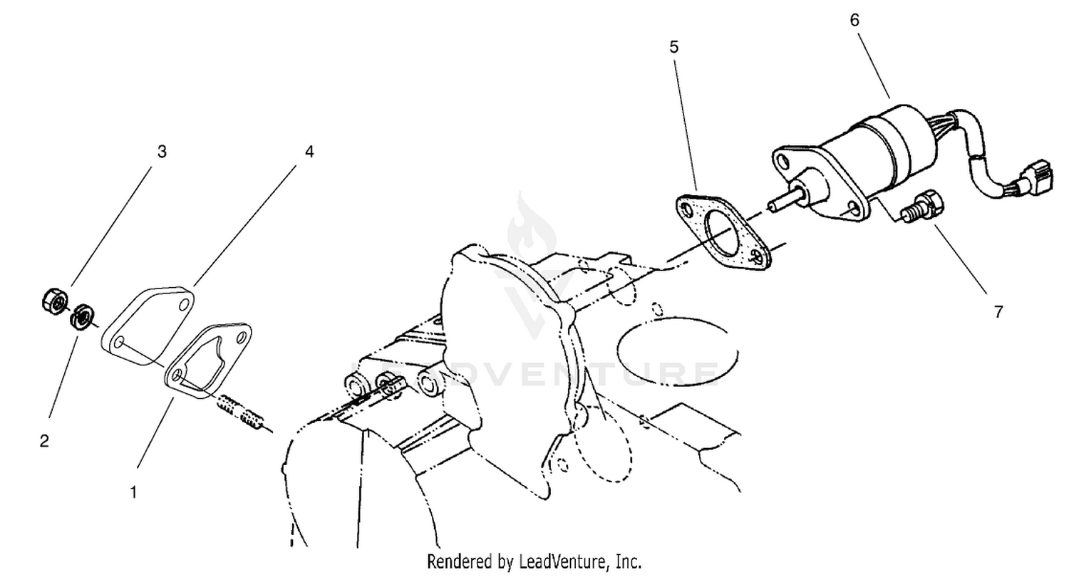 Stop Solenoid and Fuel Pump Assembly