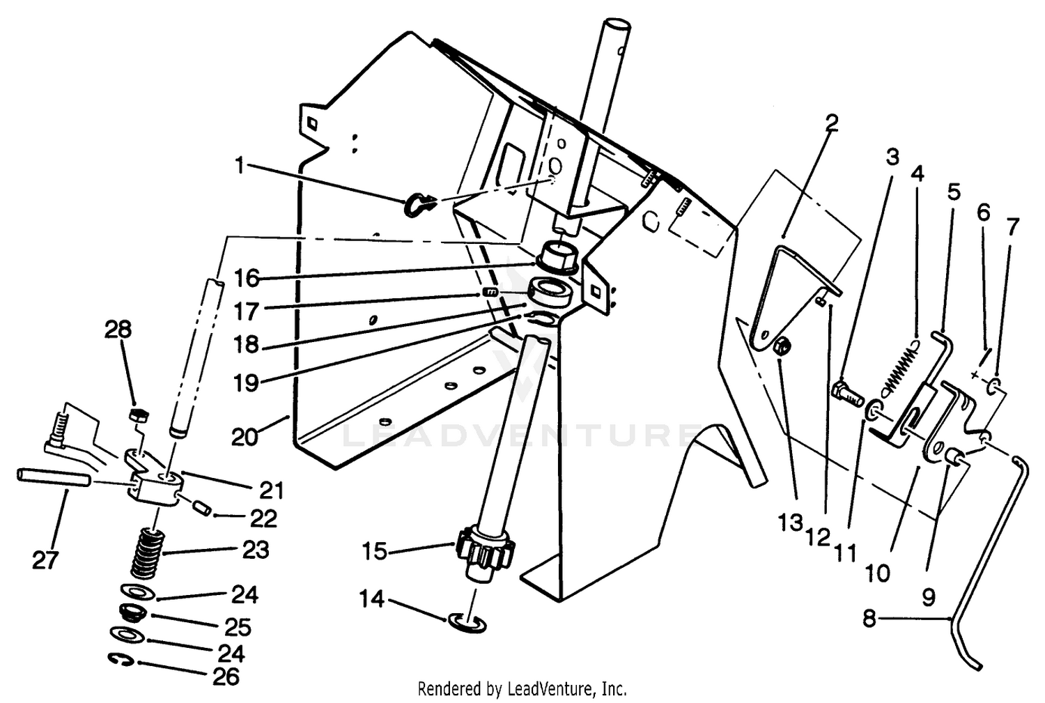 Steering Shaft And Indicator Assembly
