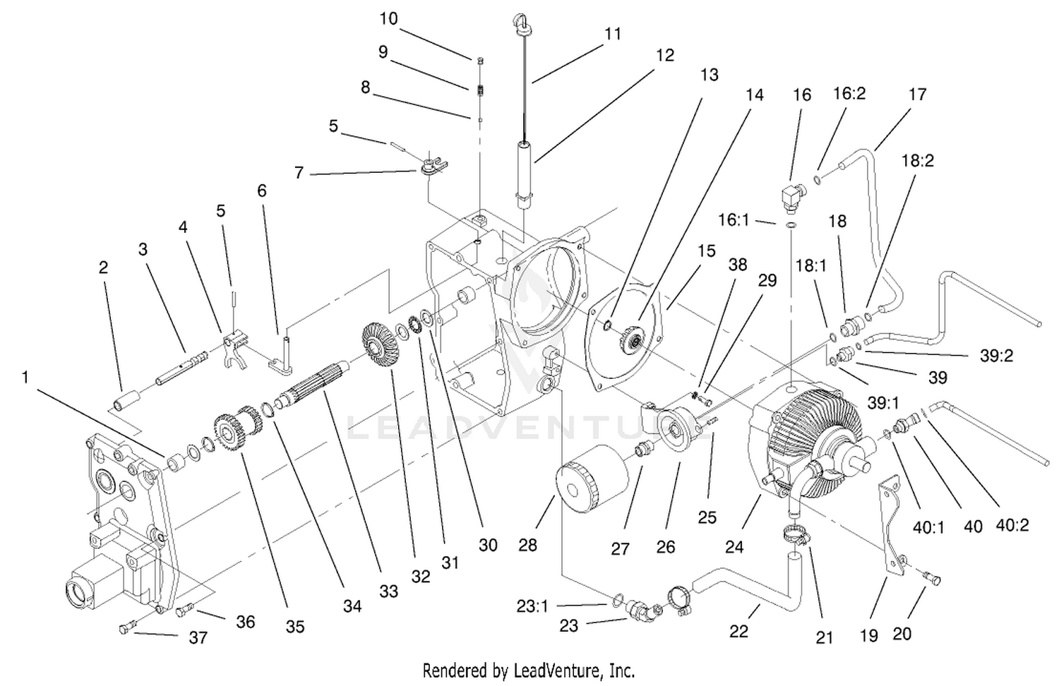 Hydro Transaxle Assembly 2
