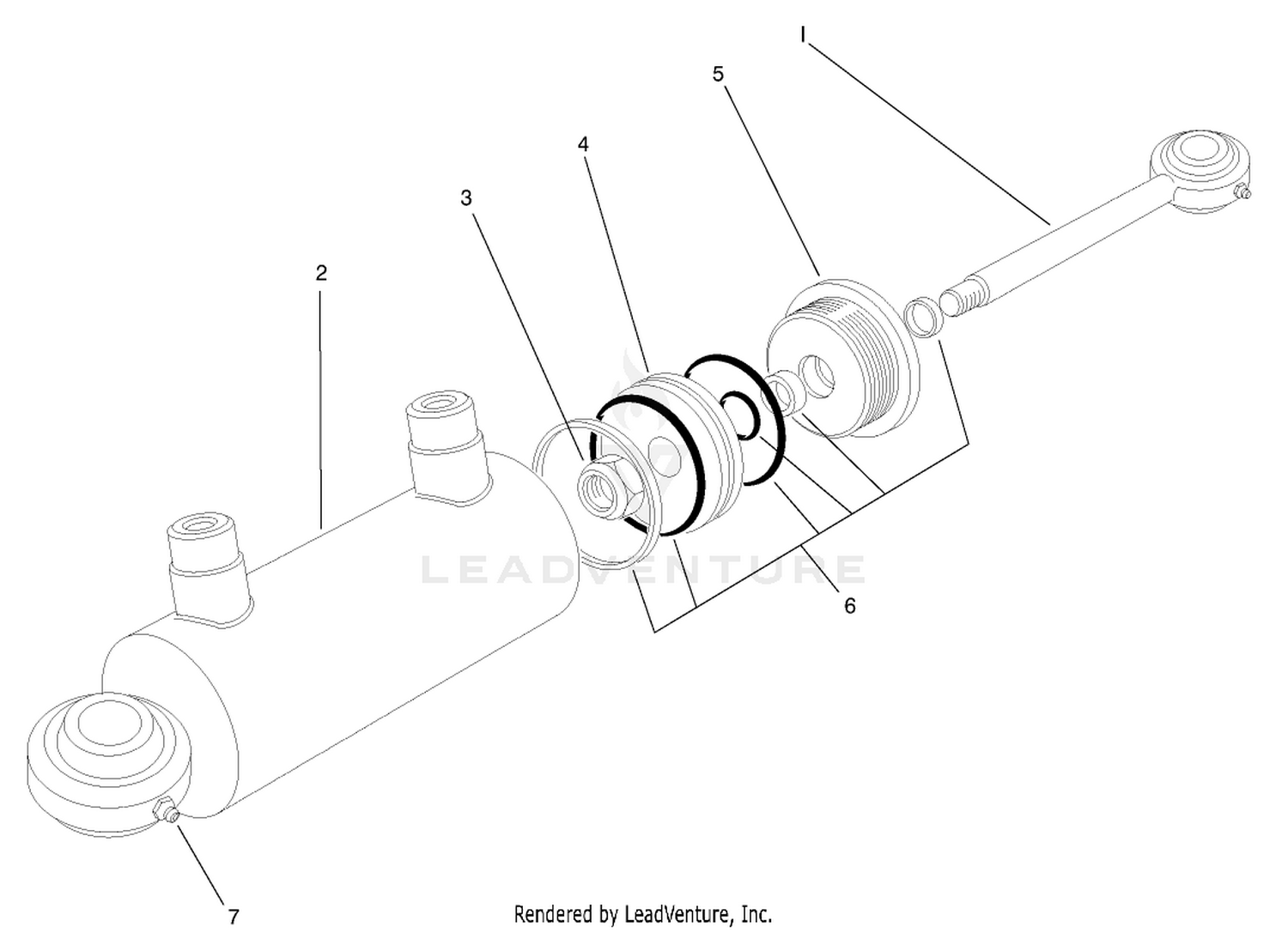 Hydraulic Cylinder No. 75-1200