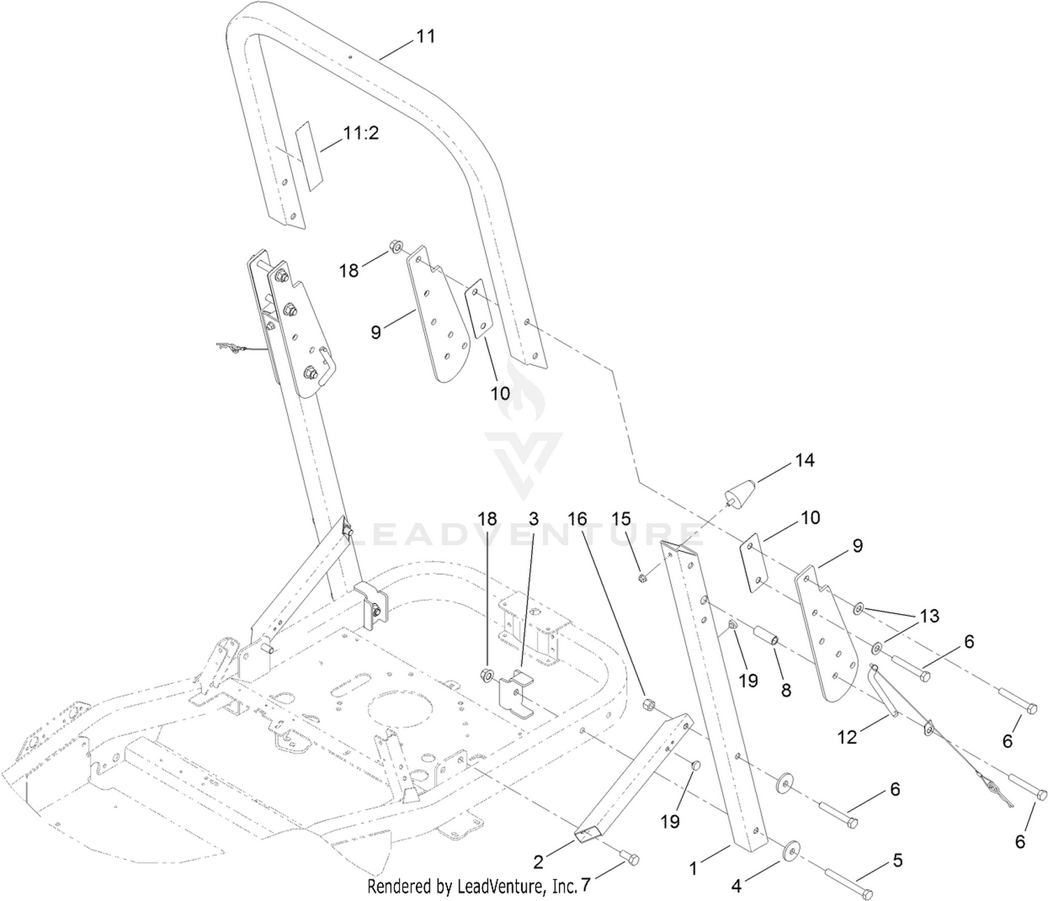 Roll-Over Protection System Assembly