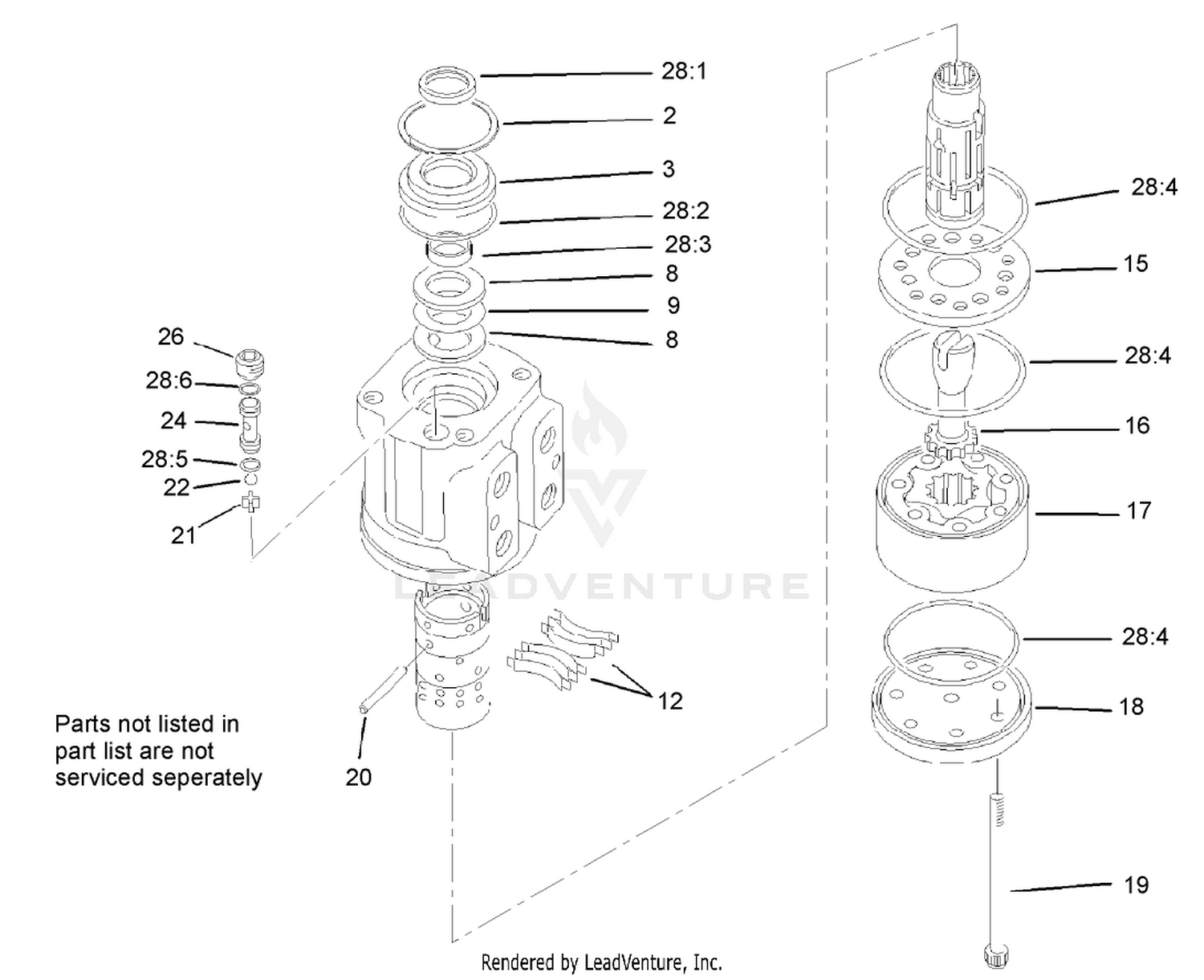 Power Steering Valve Assembly No. 92-8690