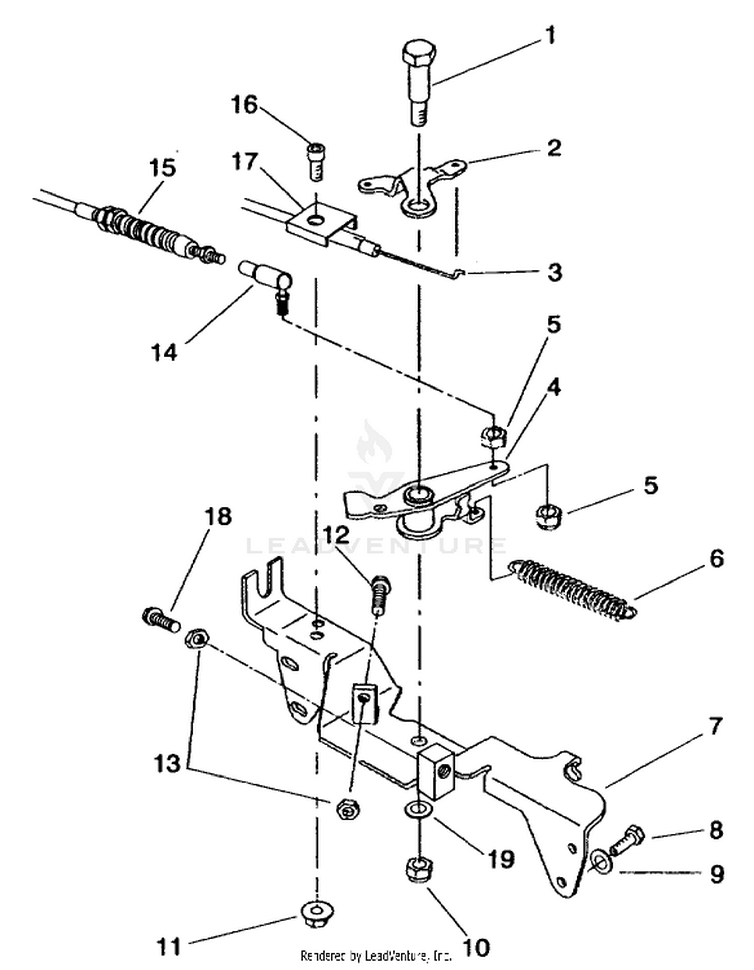 THROTTLE LINKAGE ASSEMBLY