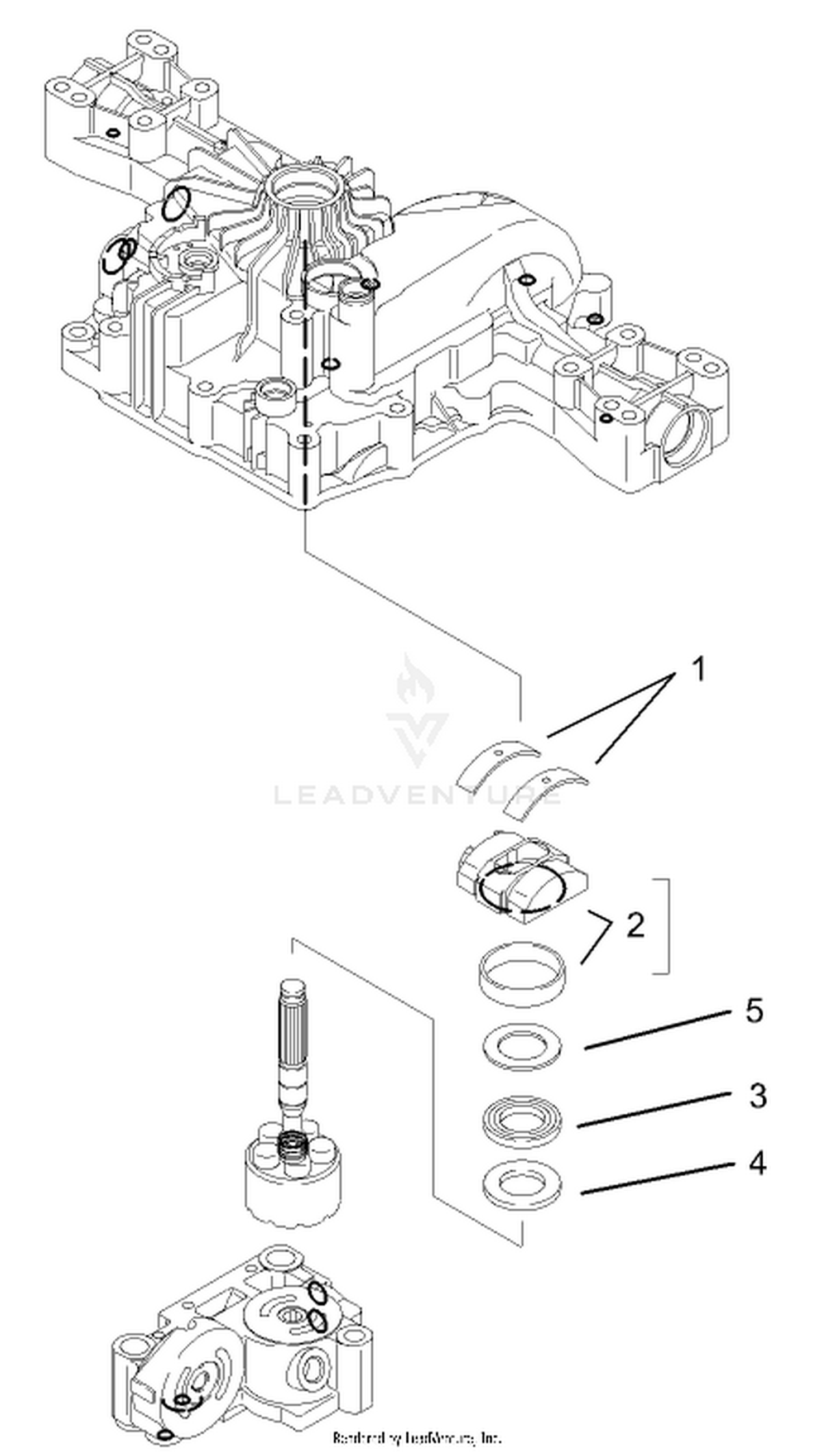 Range Shift Assembly  Transmission Assembly No. 104-2889