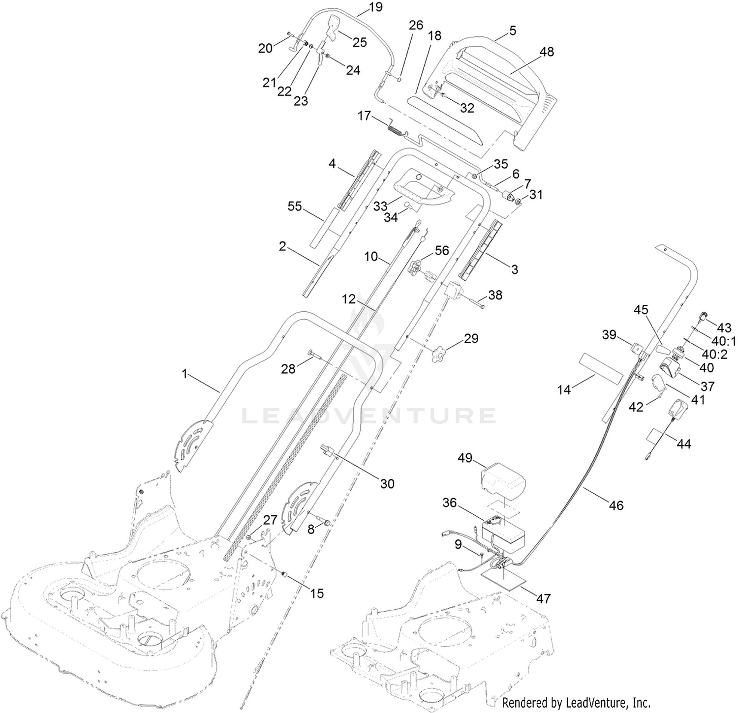 Handle and Electrical Assembly