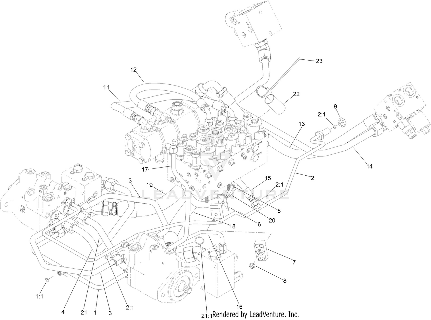 Traction Hydraulic Assembly