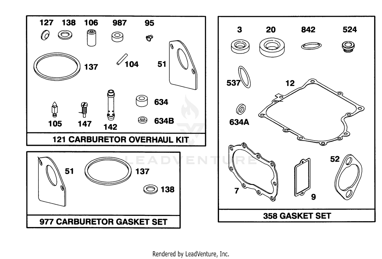 Engine Briggs  Stratton Model 286707-0452-01 8