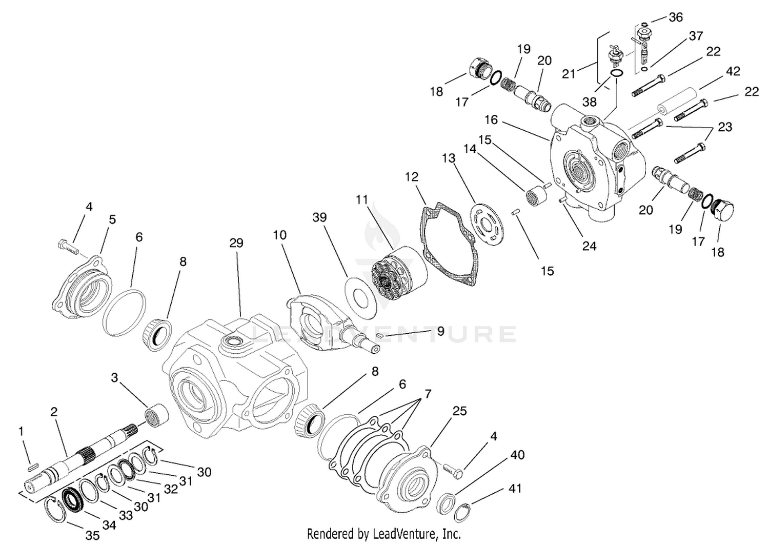 Hydrostat Assembly No. 98-4609
