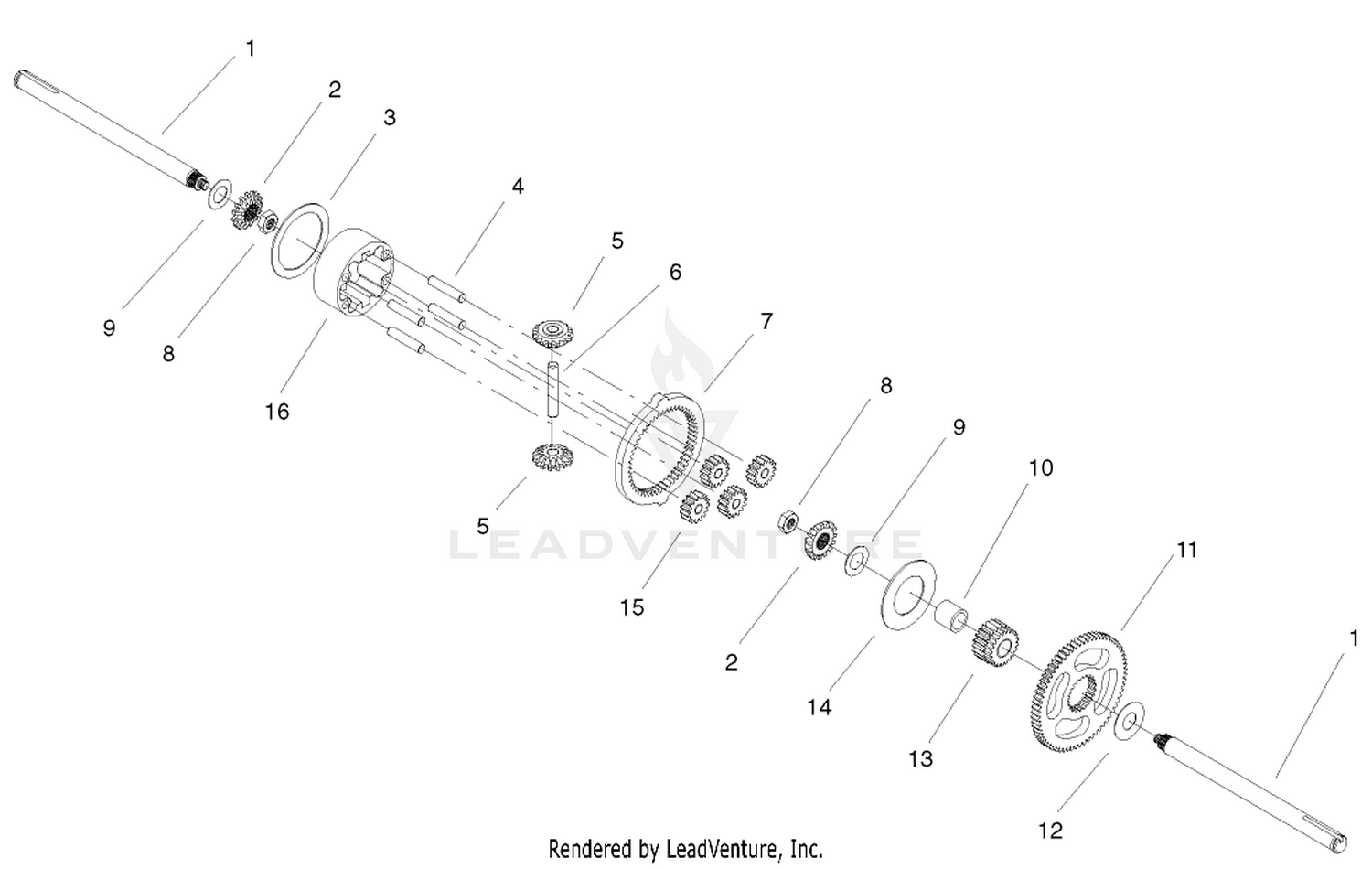 Differential Gear Assembly
