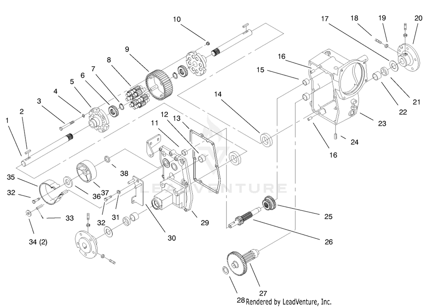 Hydro Transaxle Assembly