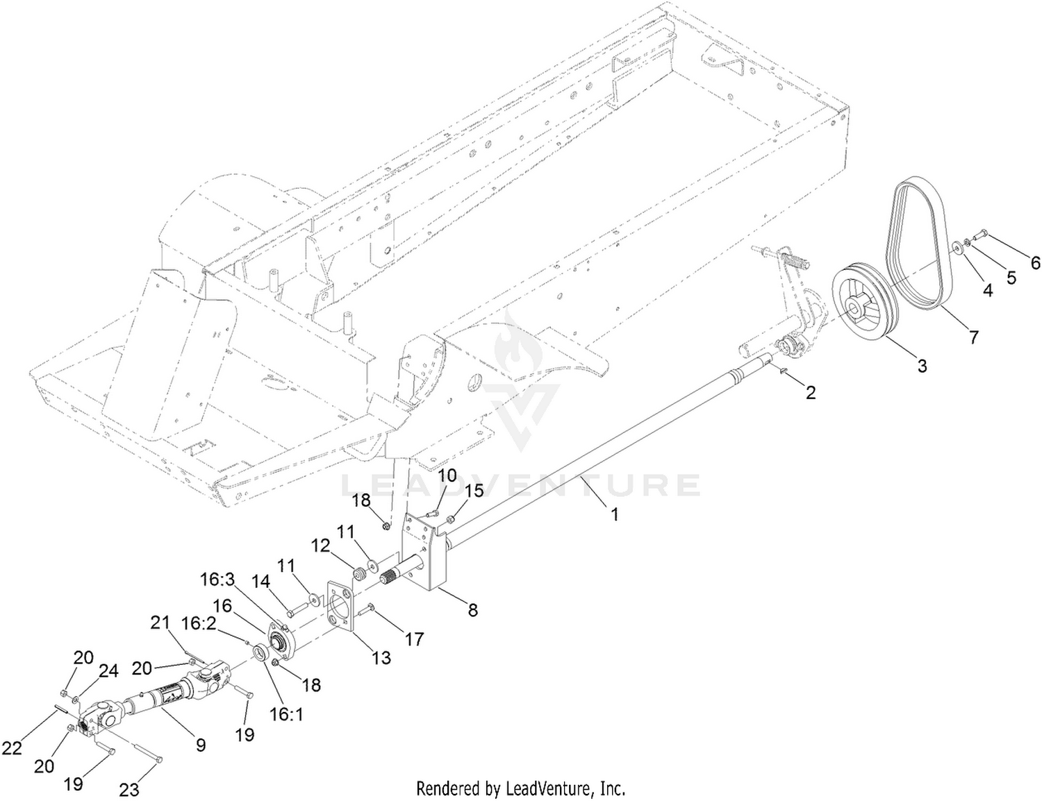 PTO Drive Assembly