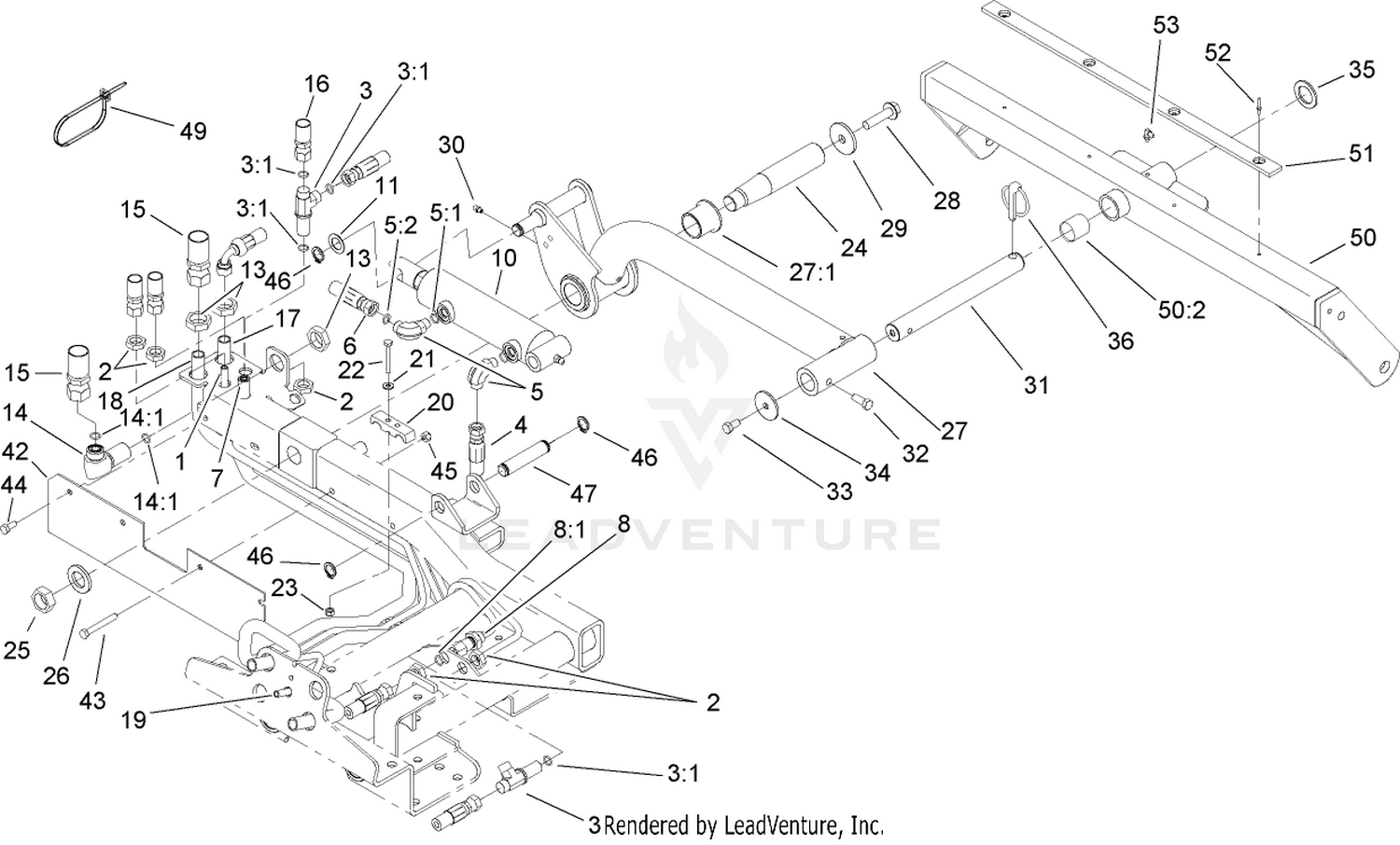 Rear Lift Arm Assembly