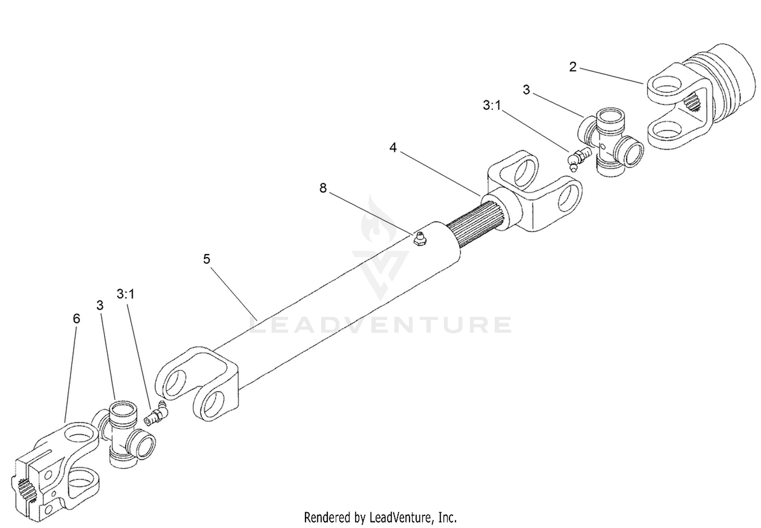 Driveshaft Assembly No. 93-4903