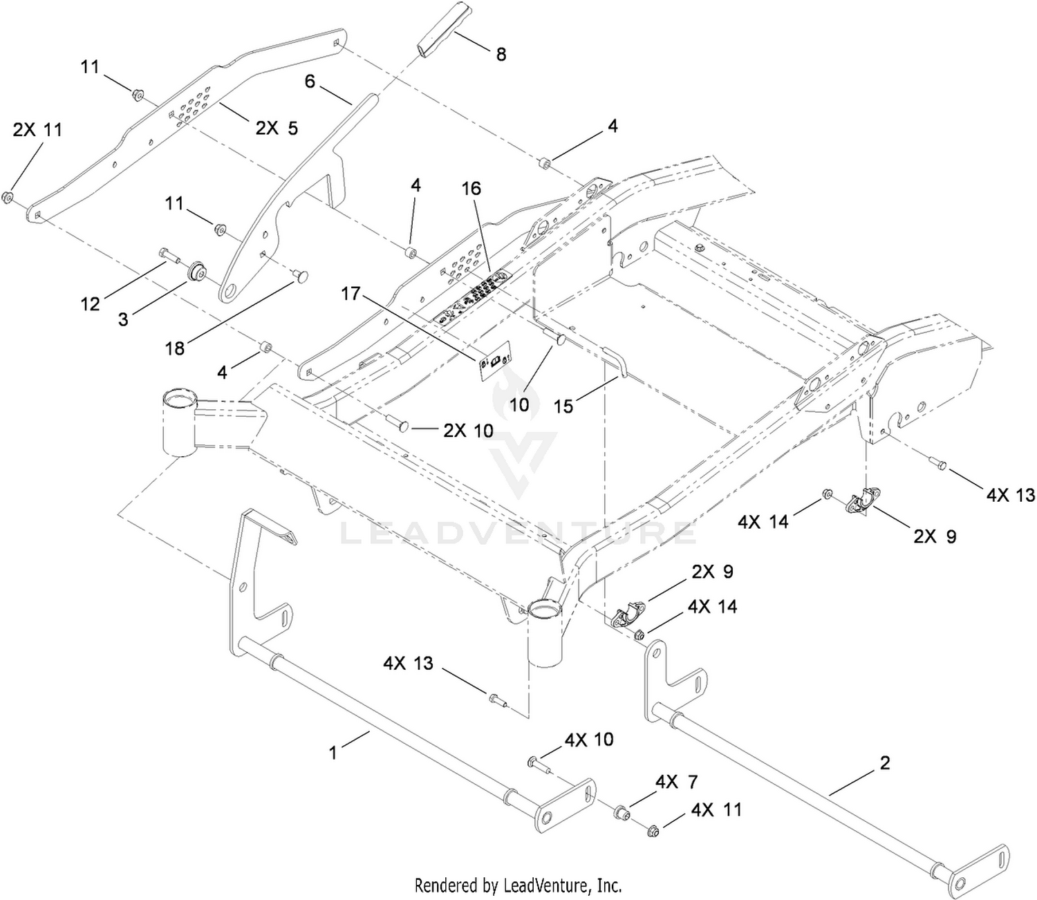 Deck Lift Assembly