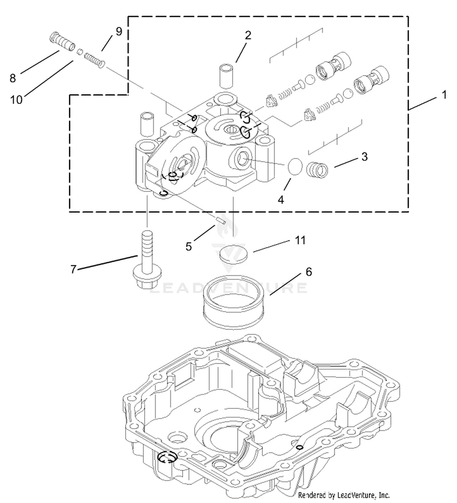 Center Case Assembly