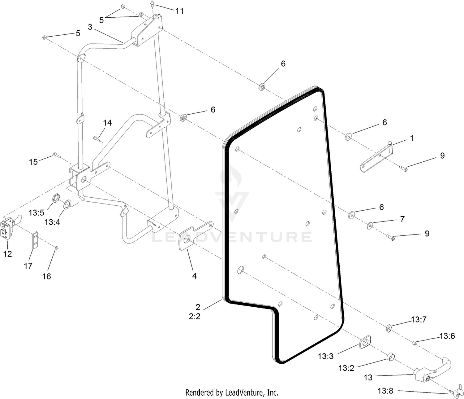 LH Door Assembly