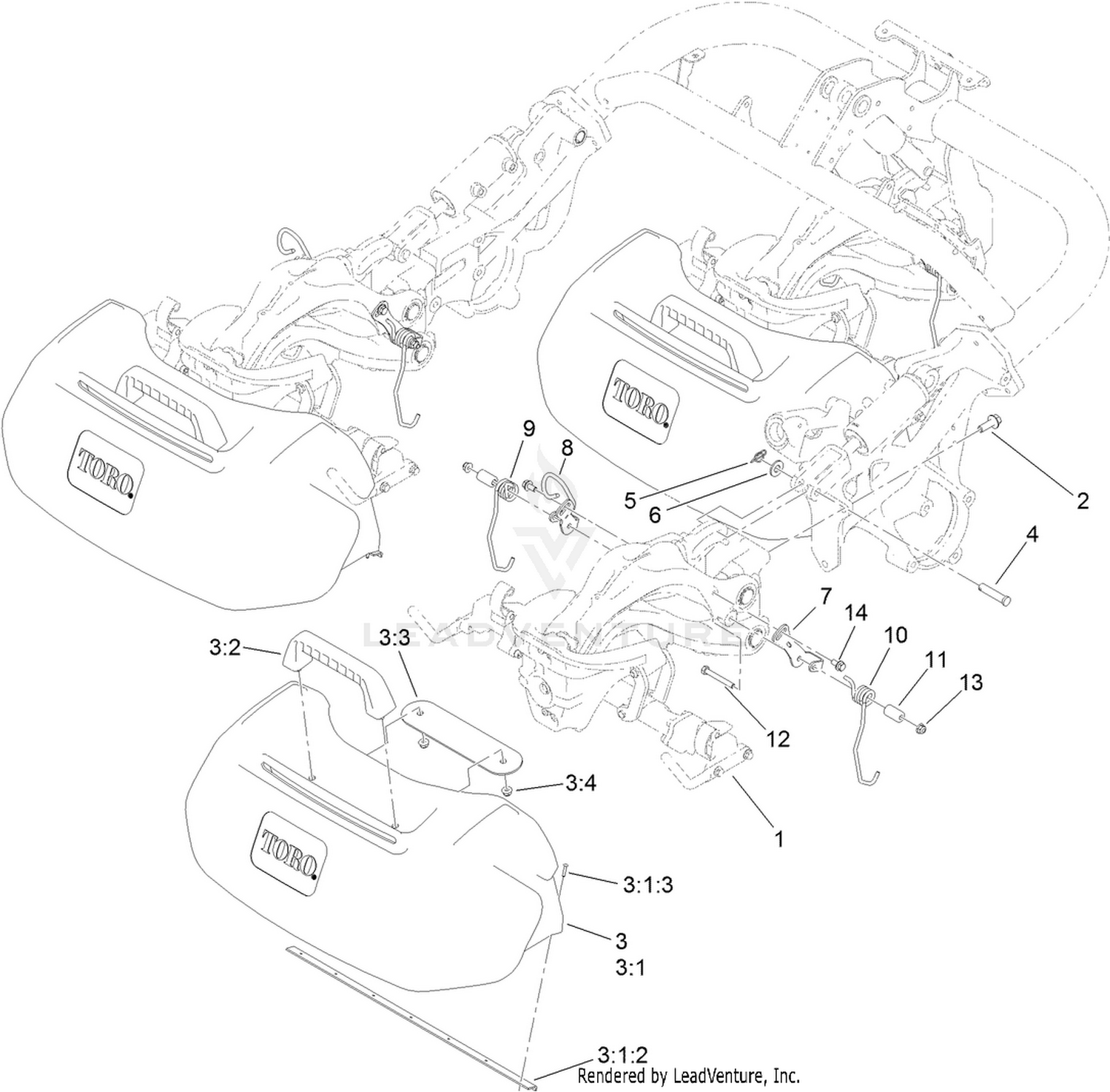 Suspension and Basket Assembly