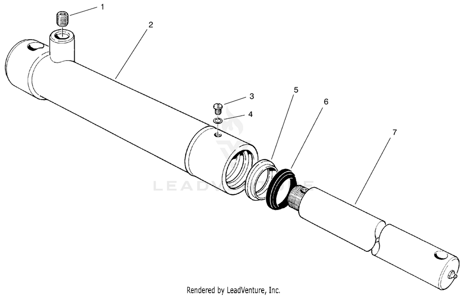 Hydraulic Cylinder No. 74-3460