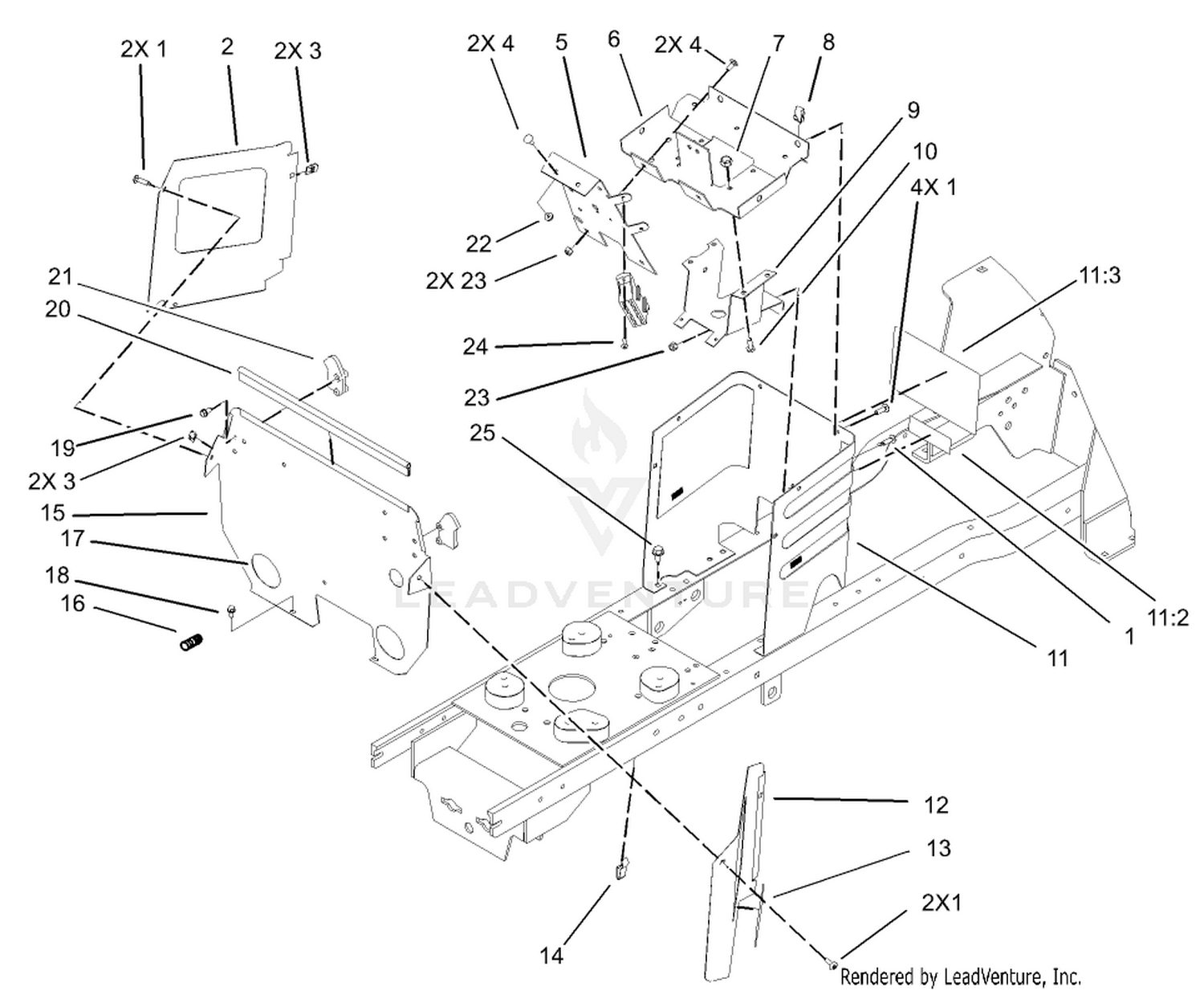 Hoodstand and Firewall Assembly