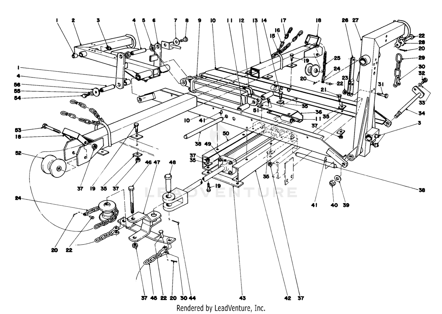 Main Frame Assembly-Rear