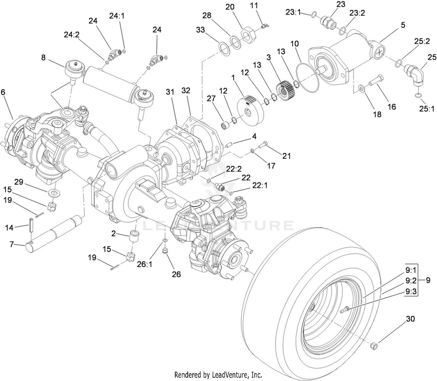 Rear Axle Assembly