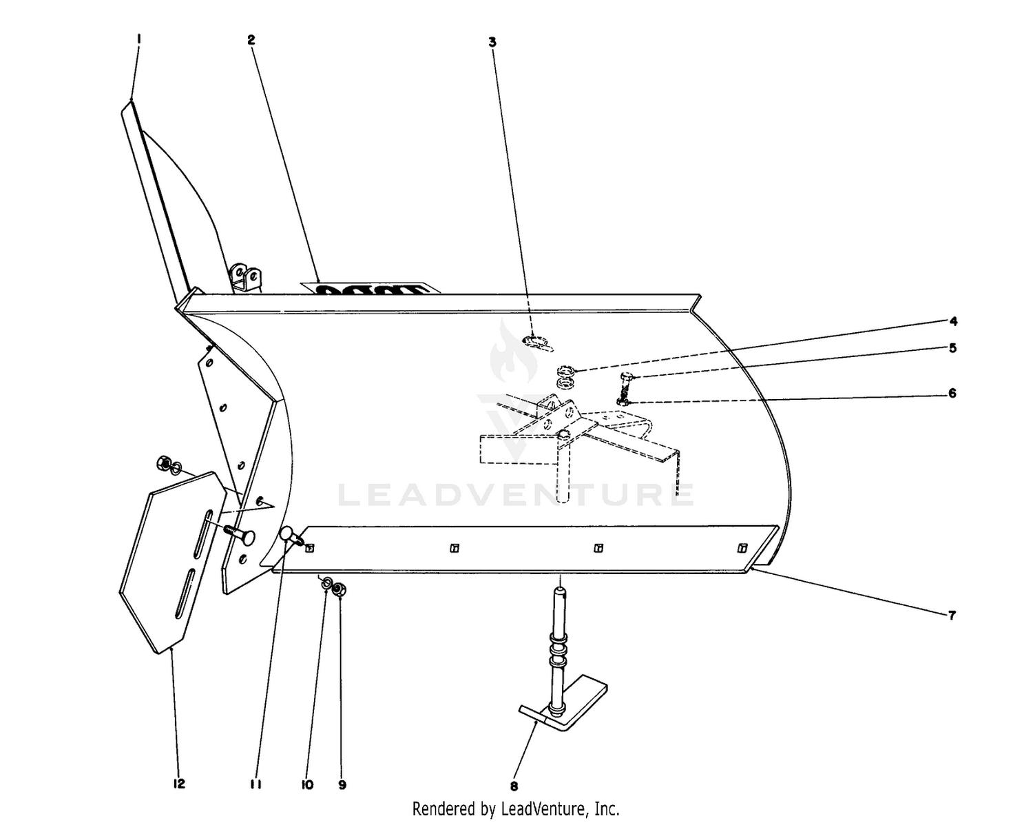 V-Plow Kit Model No. 30750 (optional)