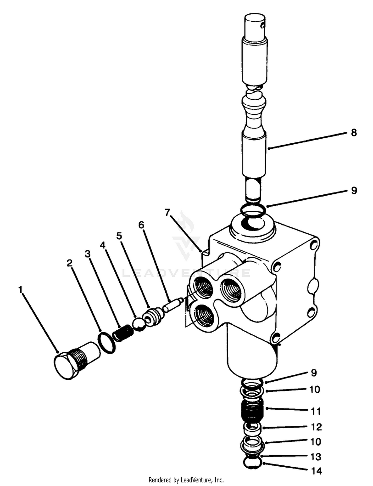 Control Valve Assembly No. 43-1950