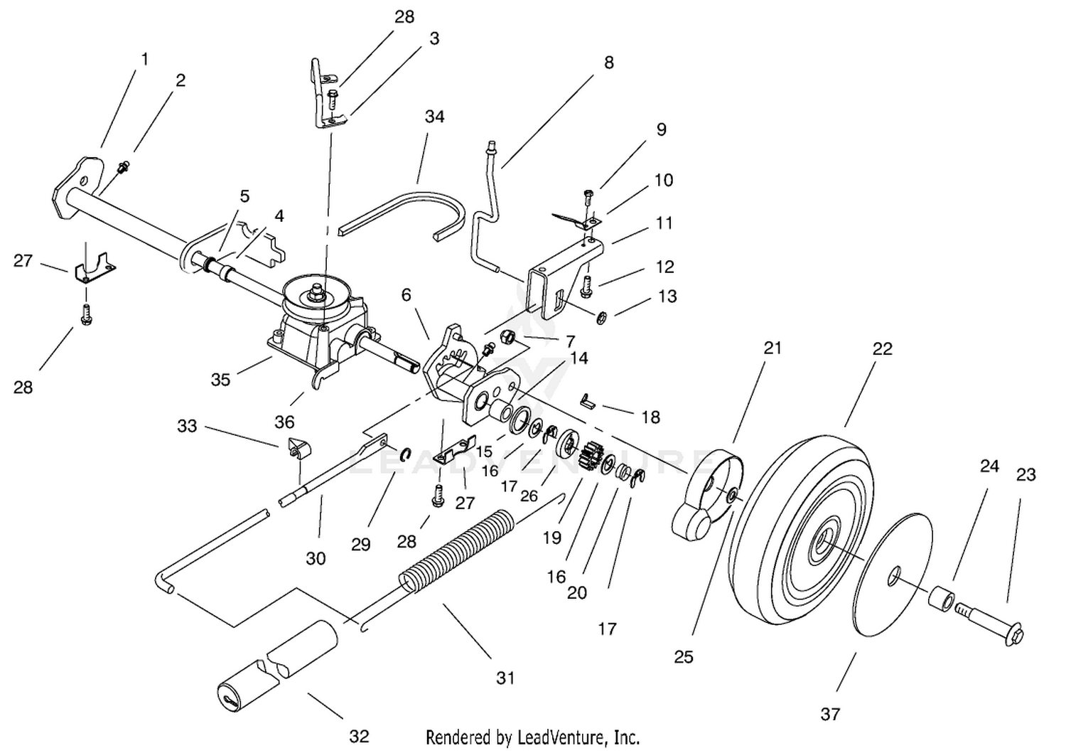 Rear Axle Assembly