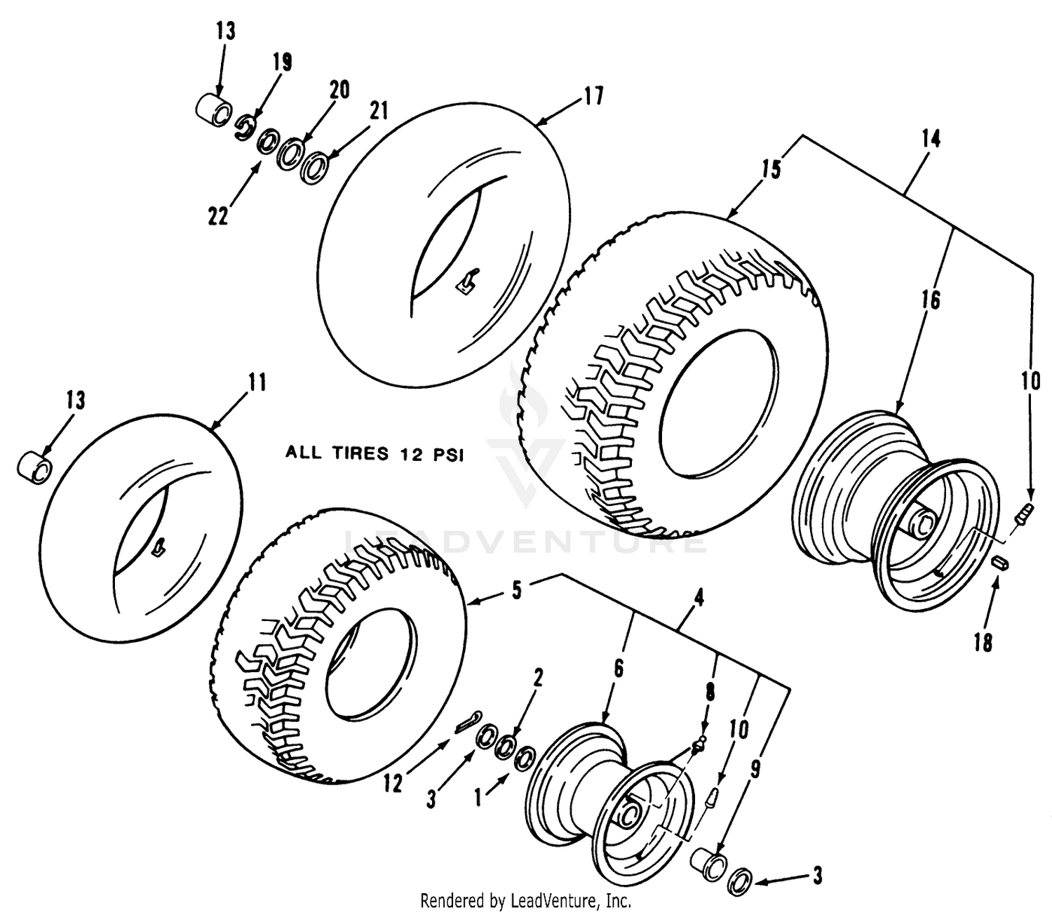 Wheel  Tire Assembly