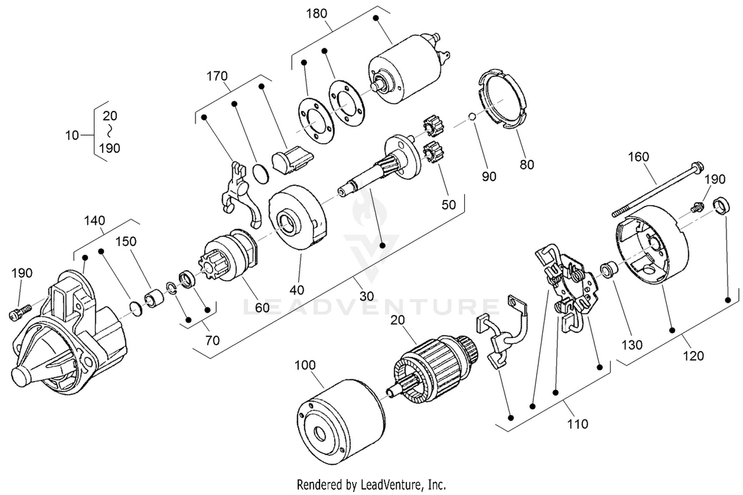 Starter Components Assembly