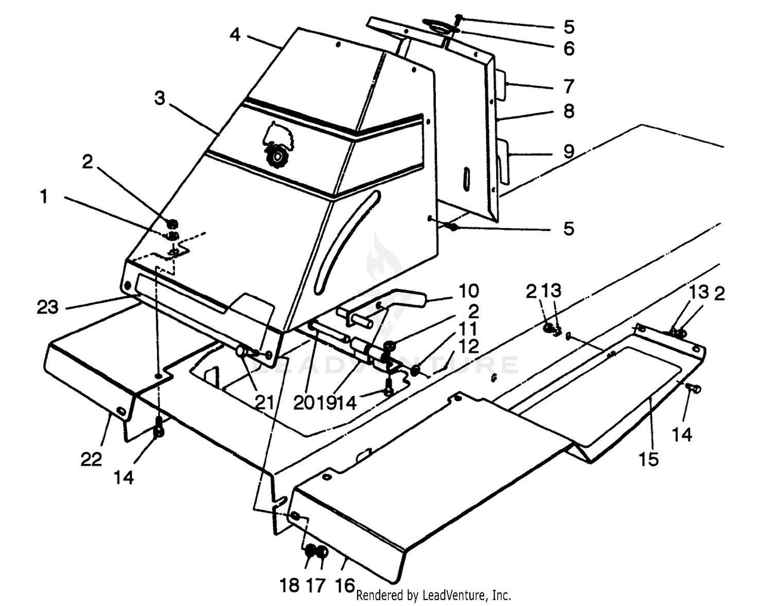 Front Tower Assembly