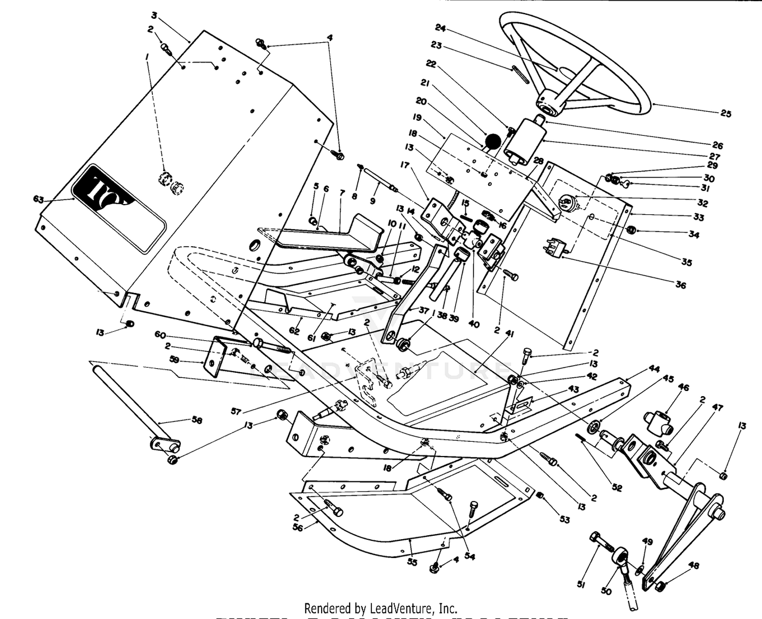 Frame  Steering Assembly